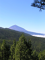 Uitzicht op de Pico del Teide