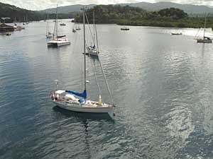 Savusavu, hier zijn we naar op weg als we niet naar Canton gaan